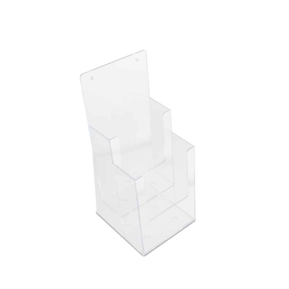 Tabletop Brochure and Leaflet Holder 2 compartments