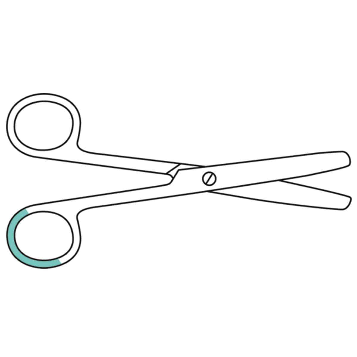 Surgical Scissors stumpf/stumpf, 14,5cm