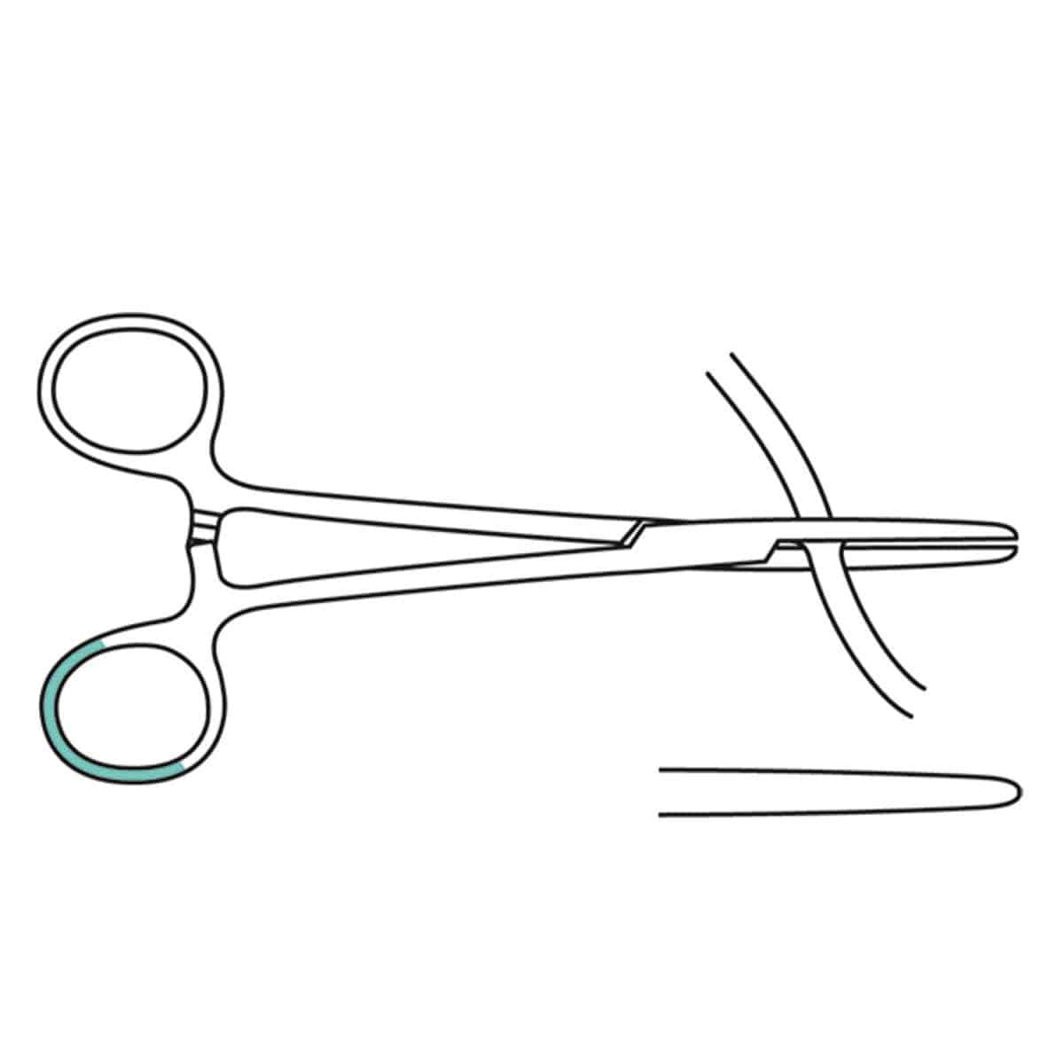 Tube Clamps, Smooth, 16 cm