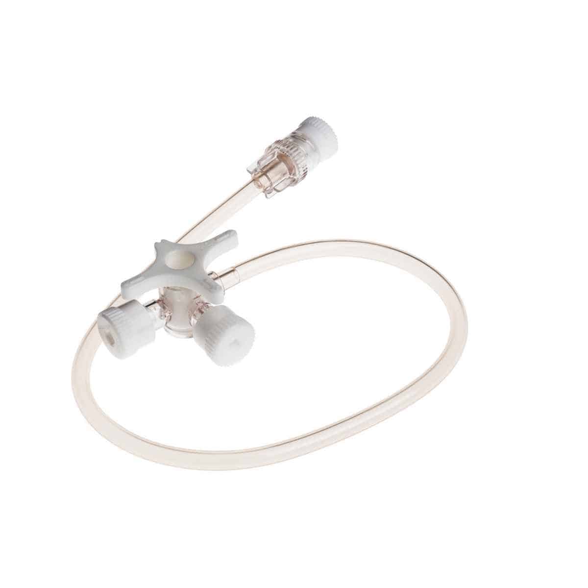 BD Connecta™ 3-way Stopcock with Extension Line 25 cm (20 PCS)