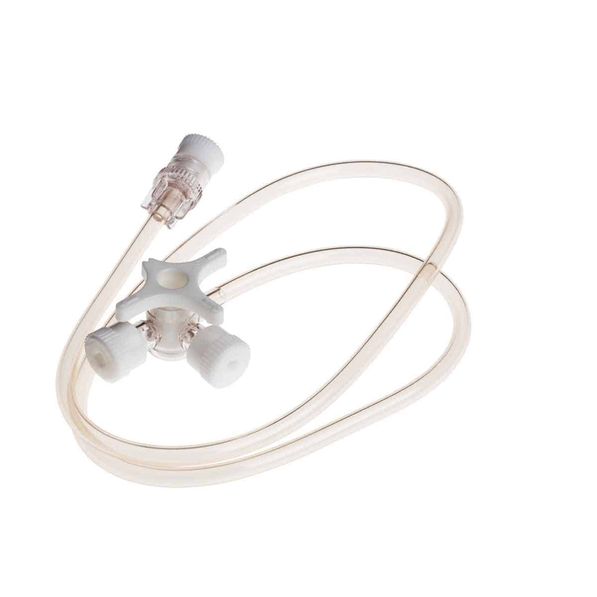 BD Connecta™ 3-way Stopcock with Extension Line 50 cm (20 PCS)