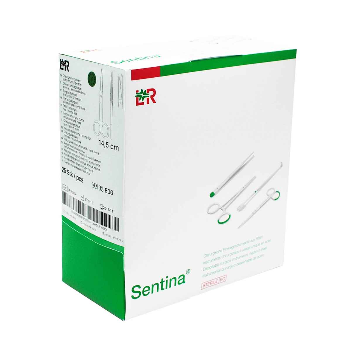 Sentina® Surgical Scissors sharp/blunt (straight)
