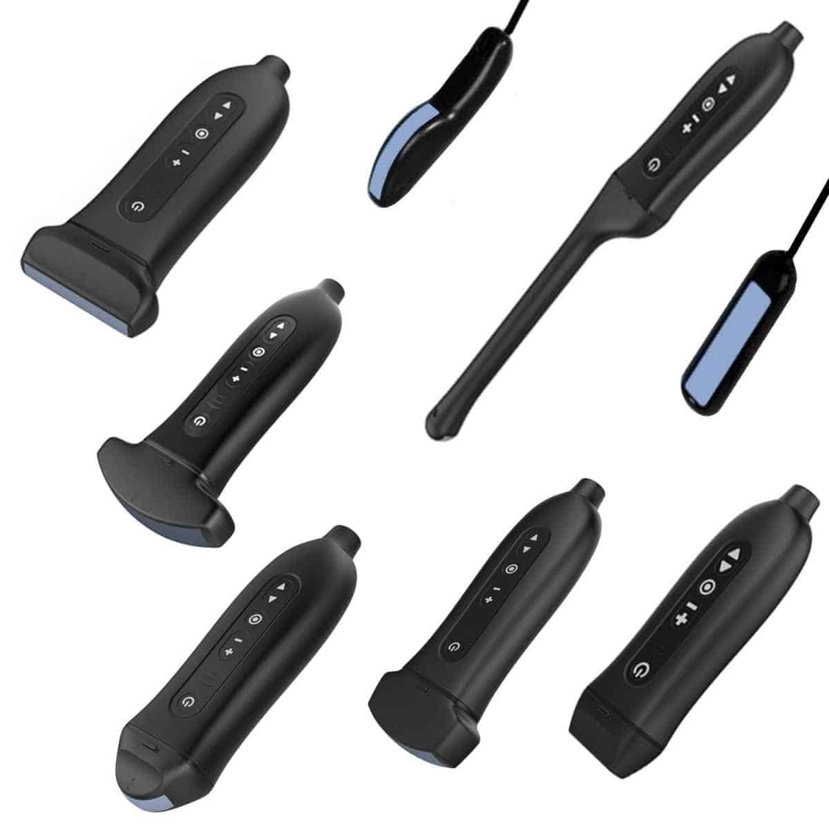 Youkey Q7 Wireless Flex Vet Utrasound Black/White | Linear Transducer small (L11-4GS)