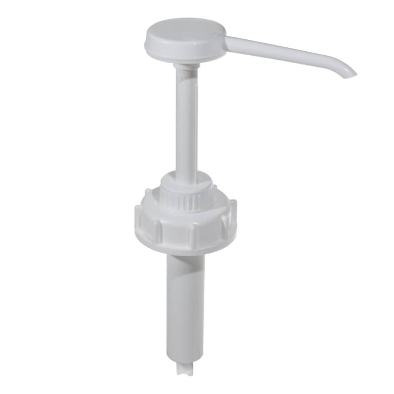 Controlled-volume pump for 5l. canisters