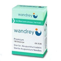 Acupuncture Needles with Plastic Handle 0.16 x 30 mm