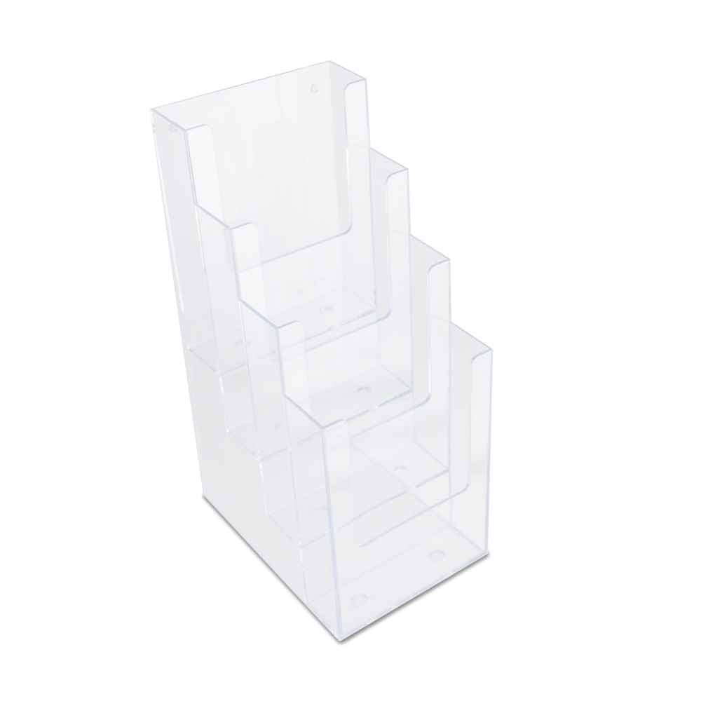 Tabletop Brochure and Leaflet Holder 4 compartments