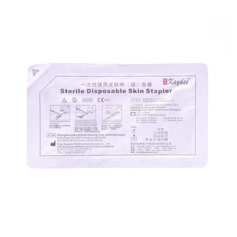 Disposable Skin Stapler with standard staples
