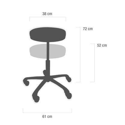Swivel Stool for Taller People turquoise