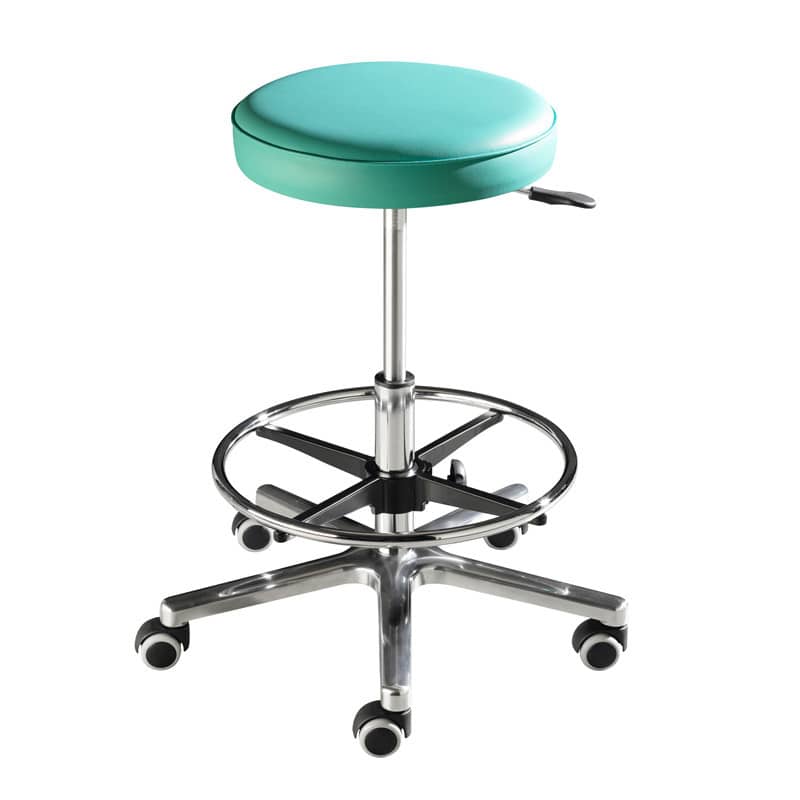 Swivel Stool for Taller People turquoise