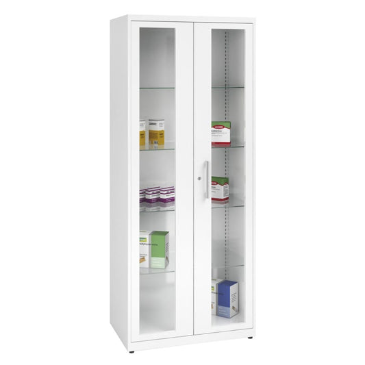 Steel Medicine Cabinet wide | white (RAL 9010)