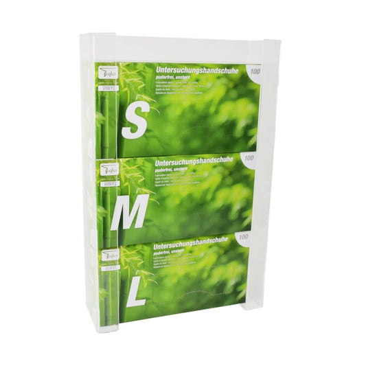 Transparent Glove Dispenser Trio