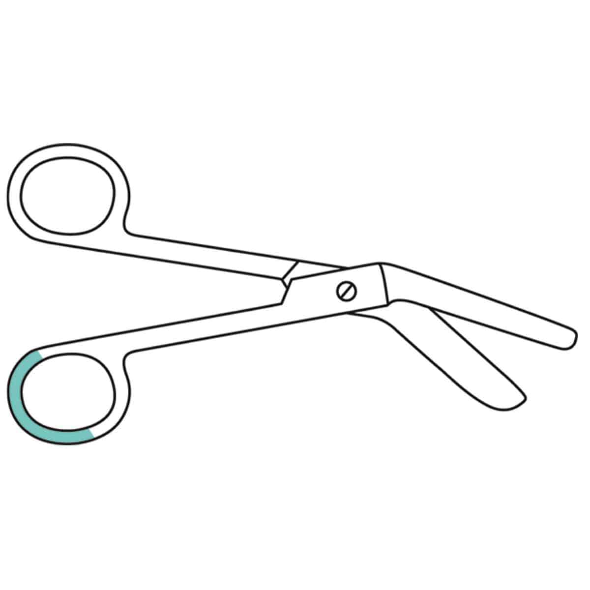 Braun-Stadler Episiotomy Scissors, 14.5 cm