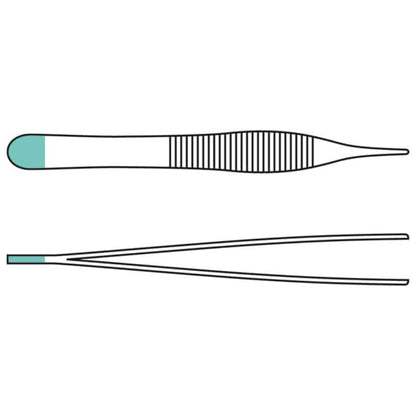 Adson Anatomical Thumb Forceps, Straight, 12 cm