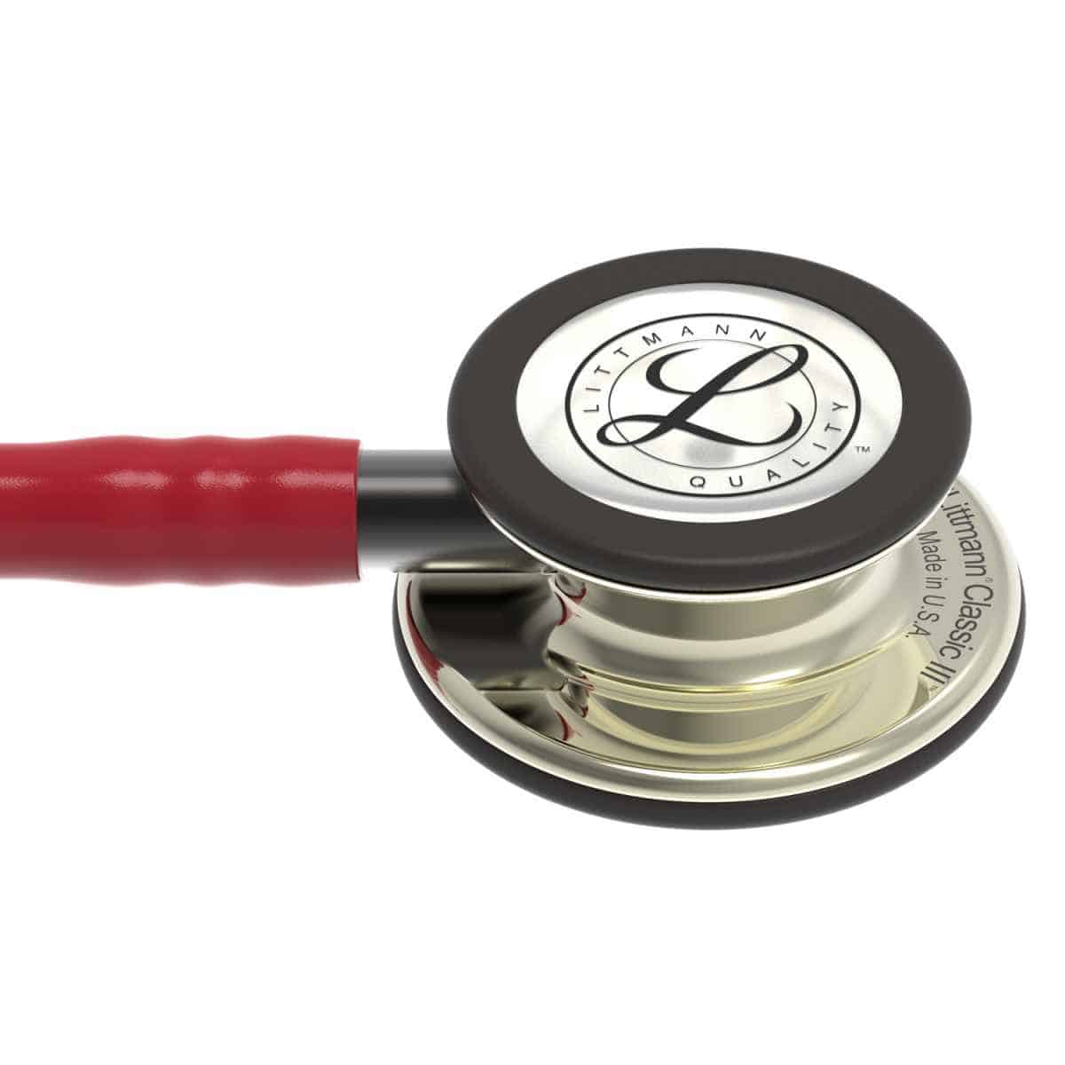 Littmann Classic III burgundy | Champagne Finish