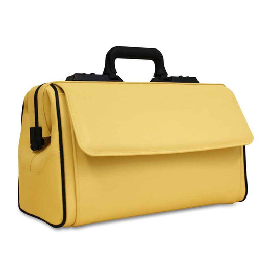 Smooth Leather Doctor's Bag «Rusticana» large | yellow