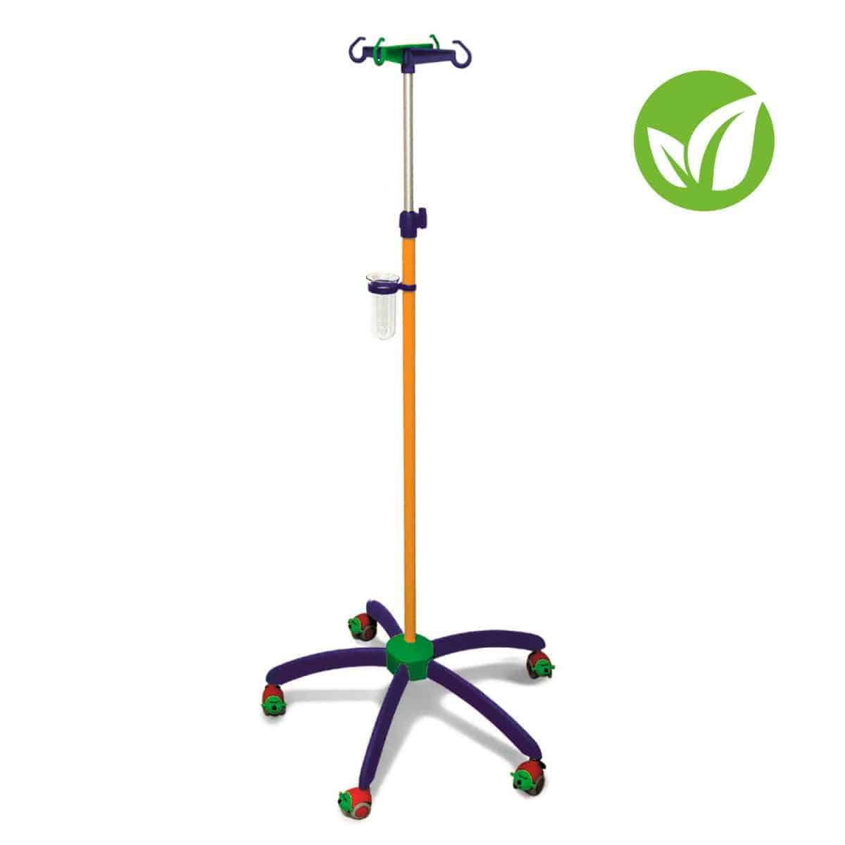 Rainbow Children's IV Stand yellow