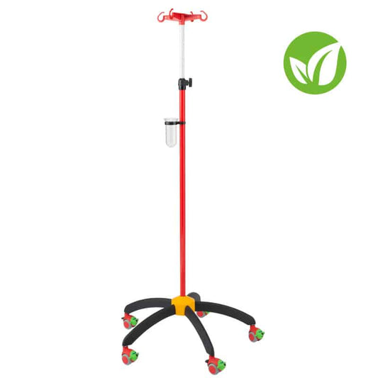Rainbow Children's IV Stand red