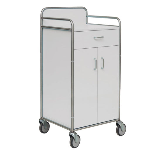 Mobile Cupboard Trolley light grey