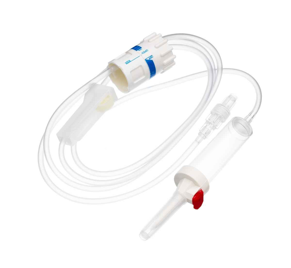 BD Gravity Infusion Set with Precision Flow Controller Rotating/Single Scale