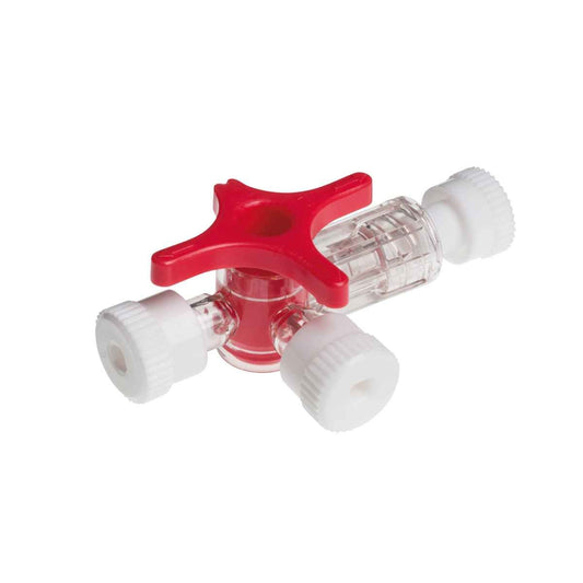 BD Connecta™ 3-way Stopcock red