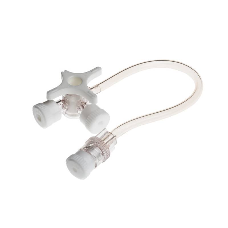 BD Connecta™ 3-way Stopcock with Extension Line 10 cm (50 PCS)