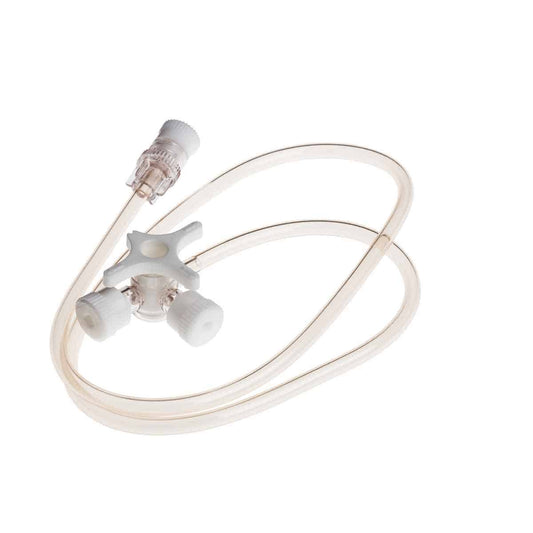 BD Connecta™ 3-way Stopcock with Extension Line 50 cm (20 PCS)