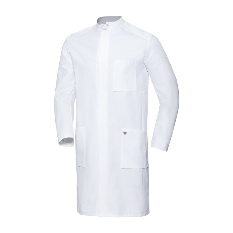 Men's Lab Coat with Stand-Up Collar 54n