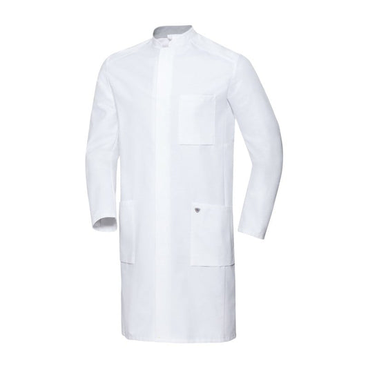 Men's Lab Coat with Stand-Up Collar 54n