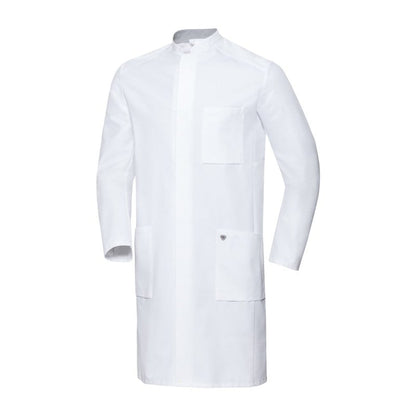 Men's Lab Coat with Stand-Up Collar 60n