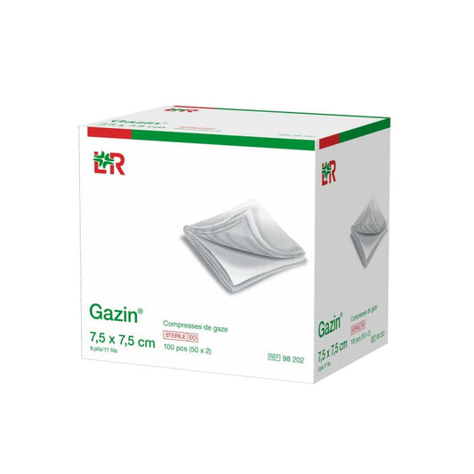 Gazin® Sterile Gauze Compresses 7.5 x 7.5 cm
