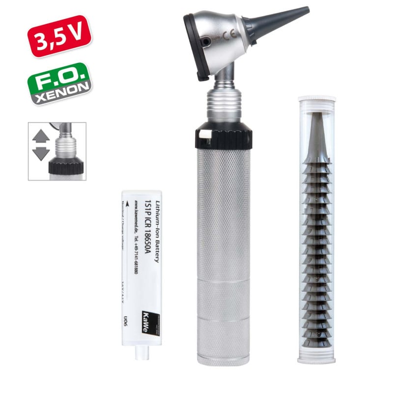 Kawe Eurolight F.O. 30 3.5 V Otoscope incl. Li-ion rechargeable battery