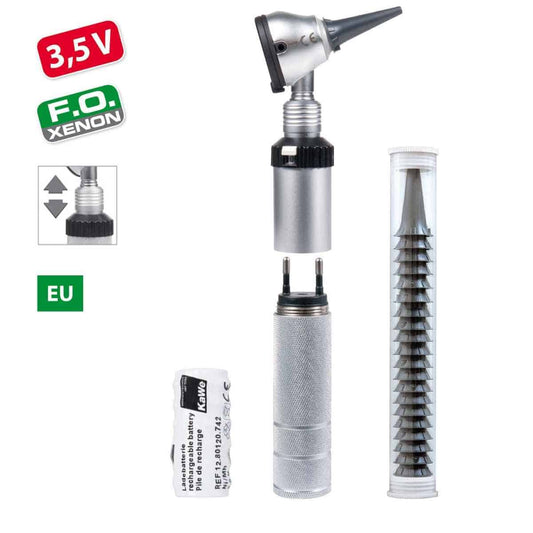 Kawe Eurolight F.O. 30 3.5 V Otoscope incl. NiMH rechargeable battery