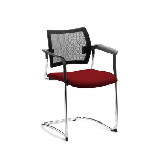 myCHOICE Stackable Cantilever Chair wine red