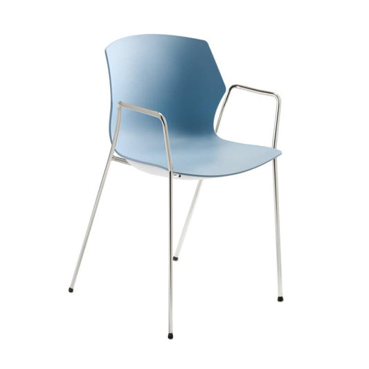 myPLANO Stackable Chair chrome | ice
