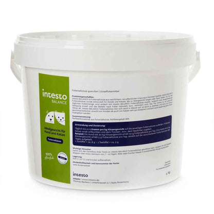 intesto BALANCE Food Cellulose - Dietary Fibre Supplement 4kg