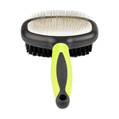 Double-Sided Fur Brush with classic handle