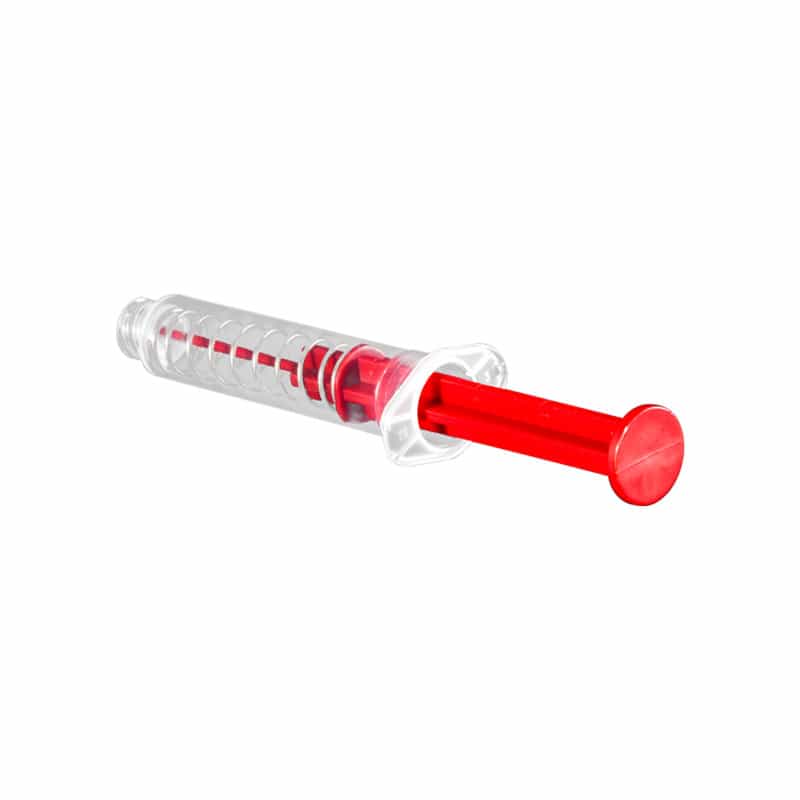Reusable injector for ISO transponders for 2.12 mm cannulas (red)