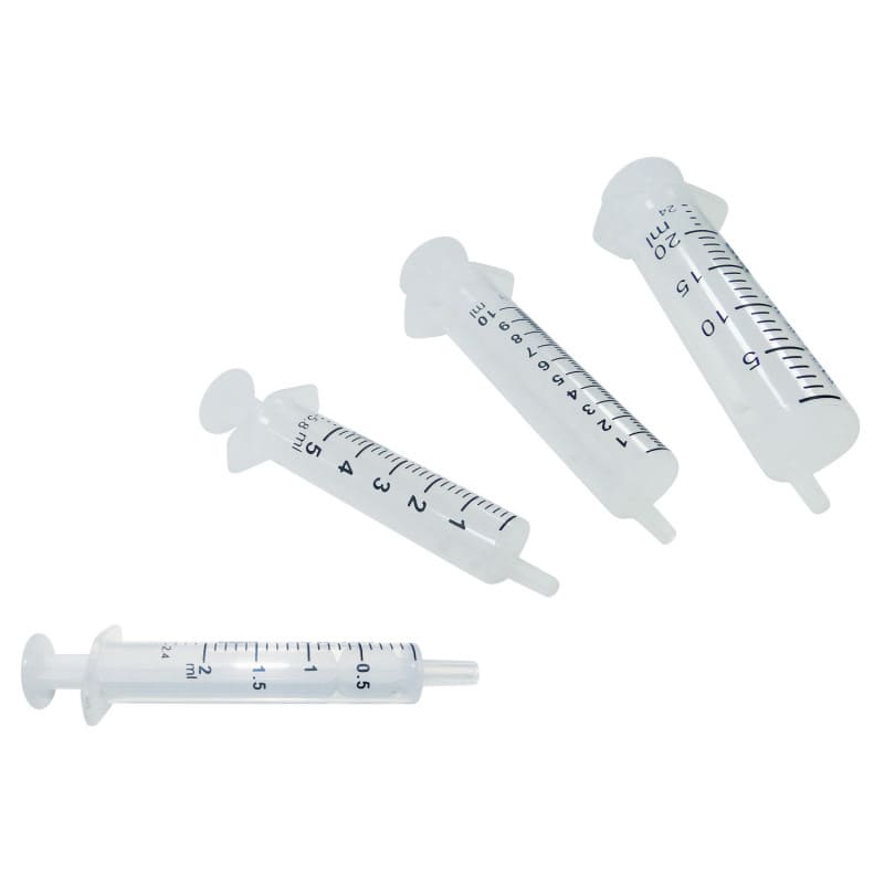 Two-part DISPOJECT® Disposable Syringes 2 ml, 100 pieces