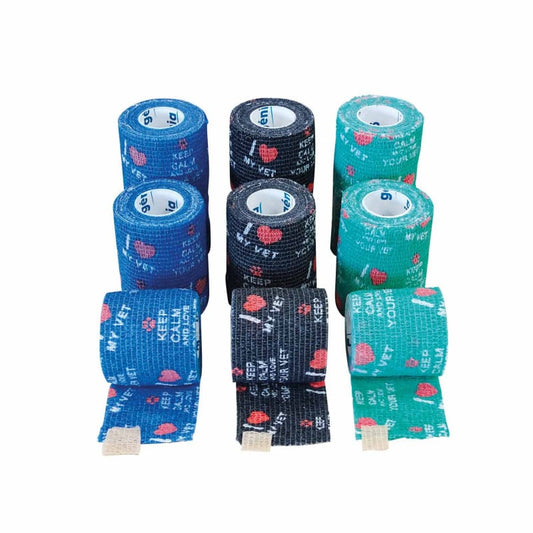 Cohesive Elastic Bandages 5 cm x 4.5 m (24 pieces)