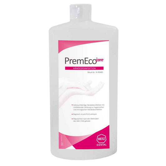 PremEco care Hand Sanitiser 1 litre Euro bottle