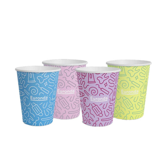 Monoart Graffiti Paper Cups green