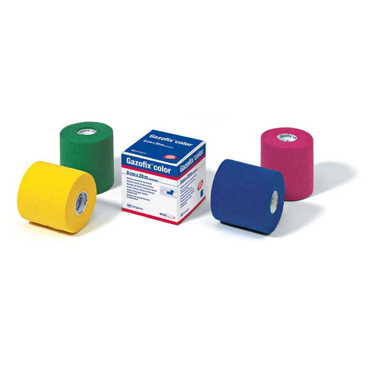 Gazofix color Conforming Bandage 8cm (6 Stück) | blau