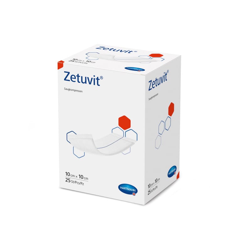 Zetuvit Sterile Absorbent Compresses 10 x 10 cm