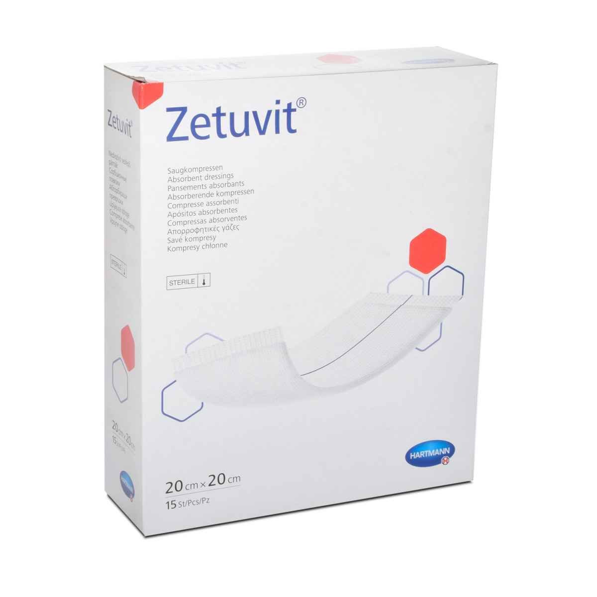 Zetuvit Sterile Absorbent Compresses 20 x 20 cm