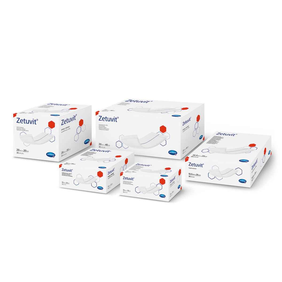 Zetuvit Non-Sterile Absorbent Compresses 10 x 20 cm