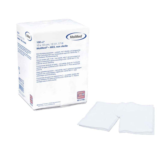 Drainage Compresses, Non-Sterile 8-ply | 7.5 x 7.5 cm