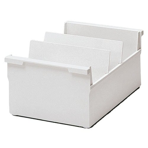 Plastic Index Card Box, DIN A5 Horizontal
