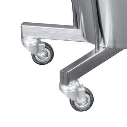 Mobile Rubbish Bin without Push Handle