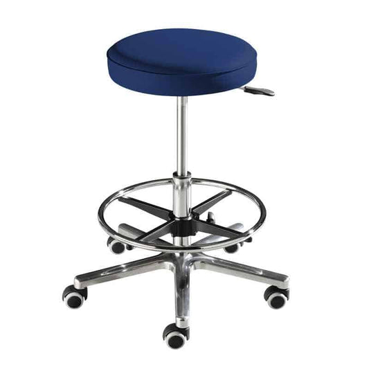 Swivel Stool for Taller People blue