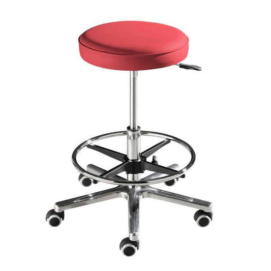 Swivel Stool for Taller People red
